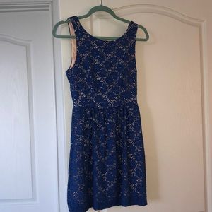 Mystic Cobalt Medium Lace Dress